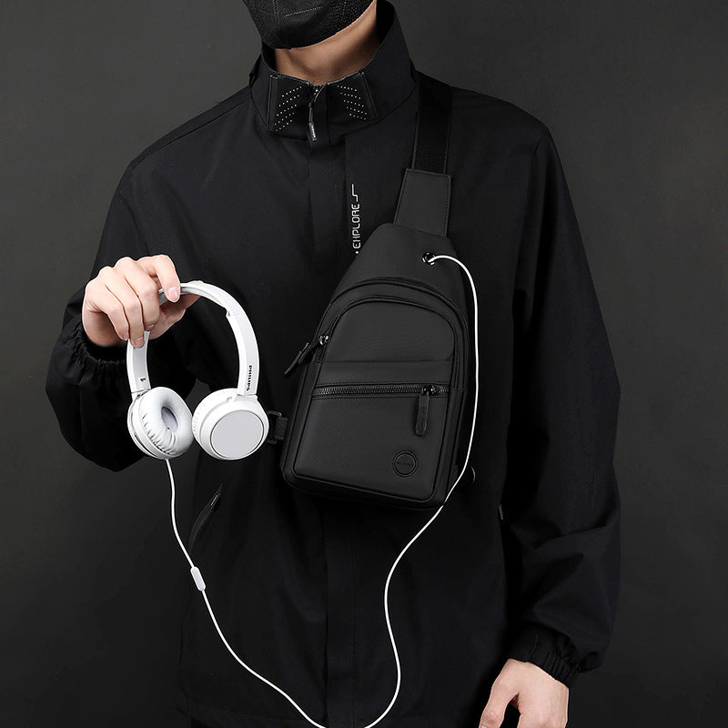 Sling Bag Crossbody Backpack: Over Shoulder Daypack Casual Cross Chest Side Pack-0