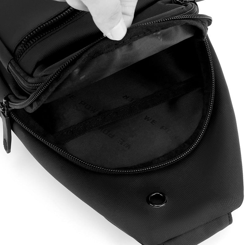 Sling Bag Crossbody Backpack: Over Shoulder Daypack Casual Cross Chest Side Pack-2