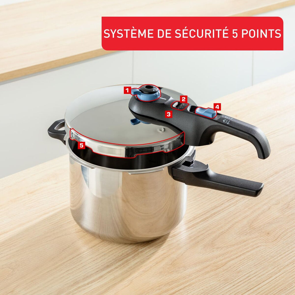 Pressure cooker Tefal TRENDY+    4+6L Stainless steel 6 L