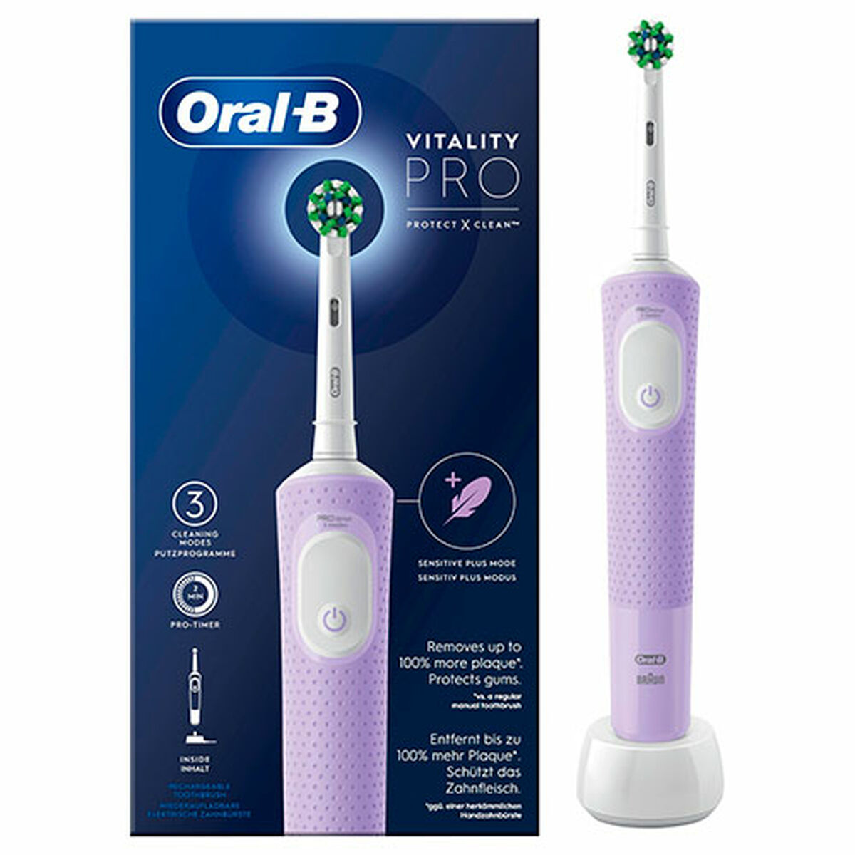 Electric Toothbrush Oral-B Vitality Pro Lilac-0