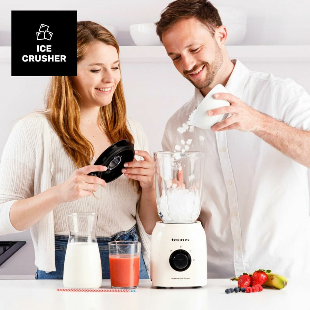 Cup Blender Taurus OPTIMA VINTAGE Cream 1,5 L