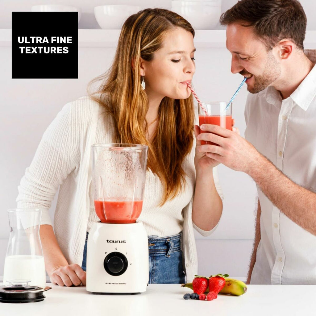 Cup Blender Taurus OPTIMA VINTAGE Cream 1,5 L