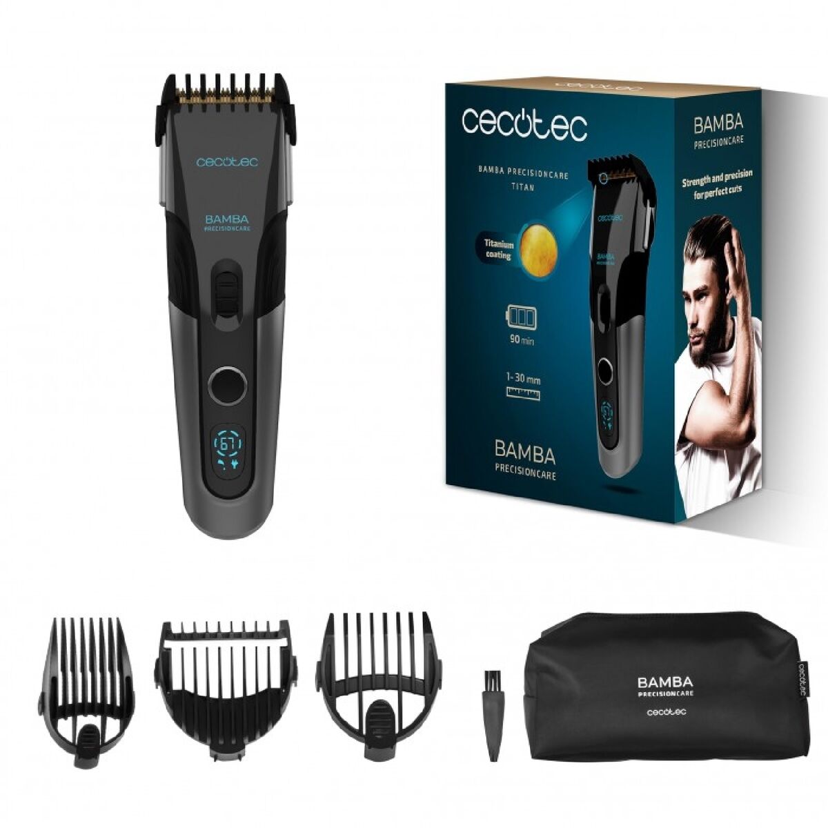 Hair Clippers Cecotec PrecisionCare Titan-0
