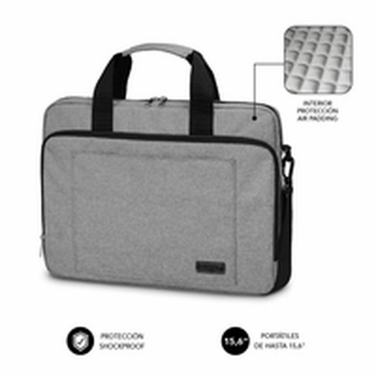 Laptop Case Subblim SUB-LB-4APLB10 Grey 15,6"-1
