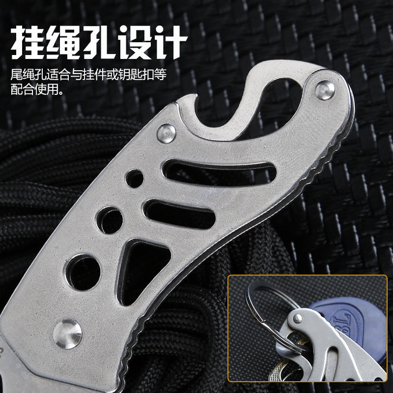 Bushcraft Folding Field Knife Multi-functional Pocketed EDC knife-3