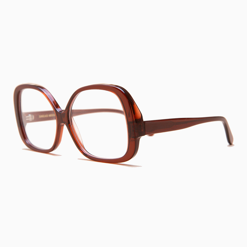 Maroon Square Blue Light Blocker Glasses - Jane-2