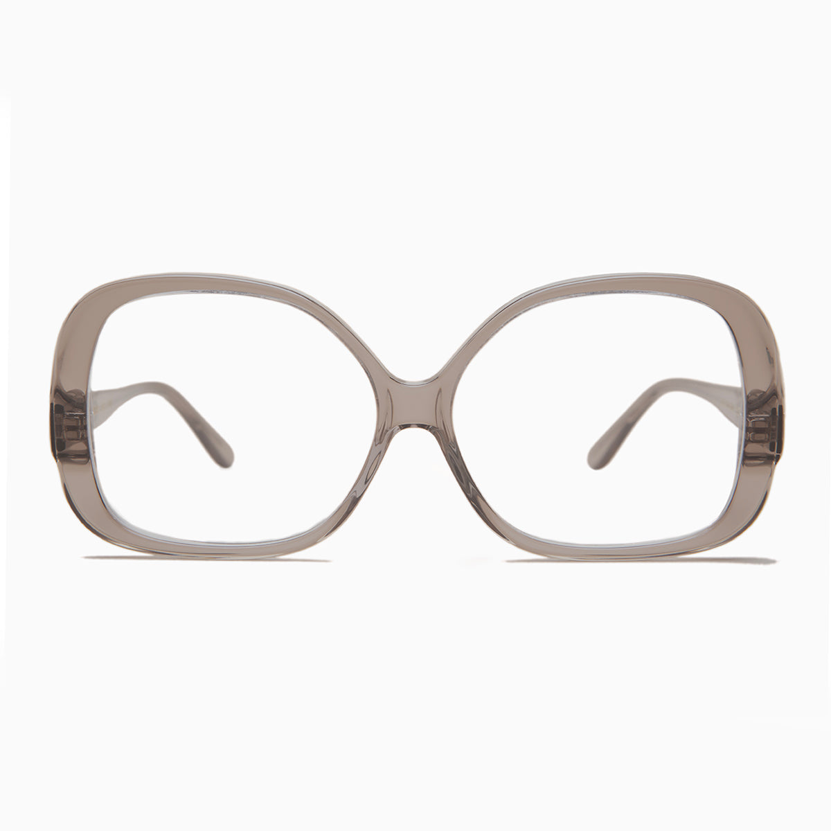 Gray Square Blue Light Blocker Glasses - Jane-0