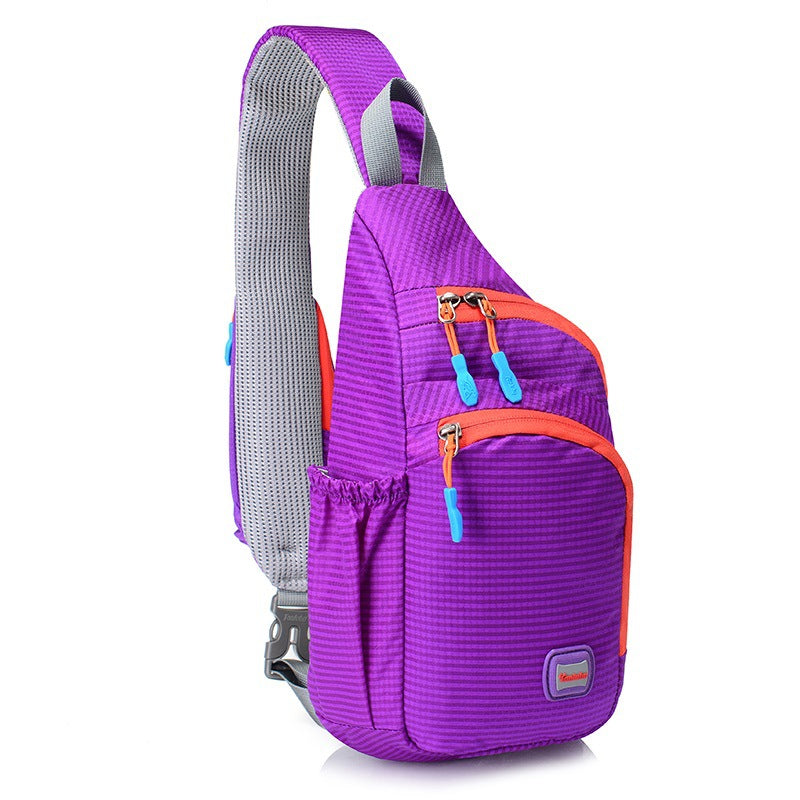 Waterproof Nylon Outdoor Sports Anti Theft Bag Climbing Hiking Cycling Bottle Holder Shoulder Cross Body Chest Bag-8