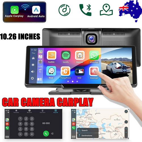 NNEDSZ 10.26" 4K Car Camera Carplay Android Car GPS Navigation Dashboard Video Recorder-0