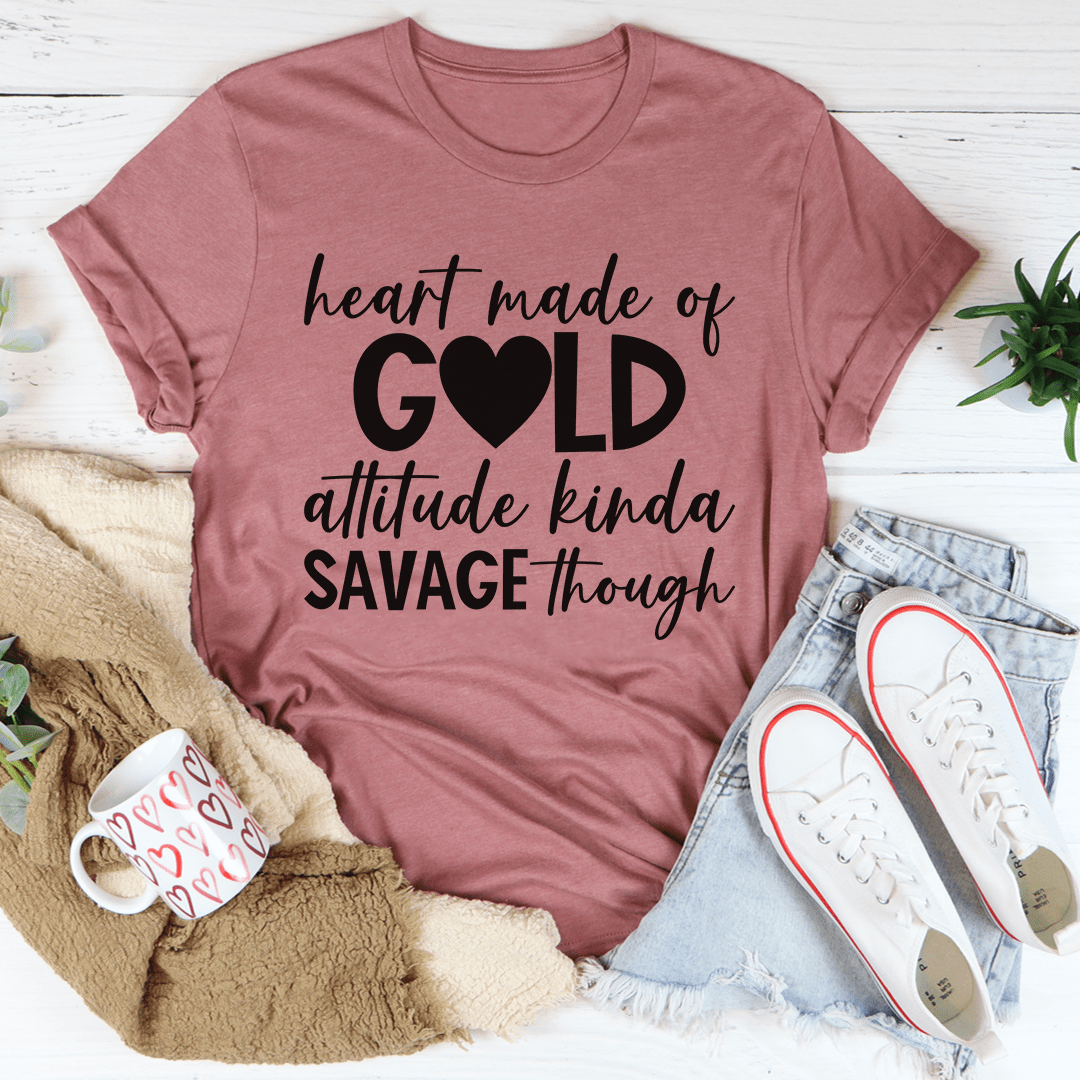 Heart Made Of Gold Tee