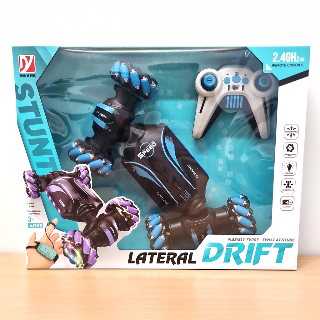 Lateral Drift Remote Control Stunt Car – 2.4GHz with Lighting Effects-1