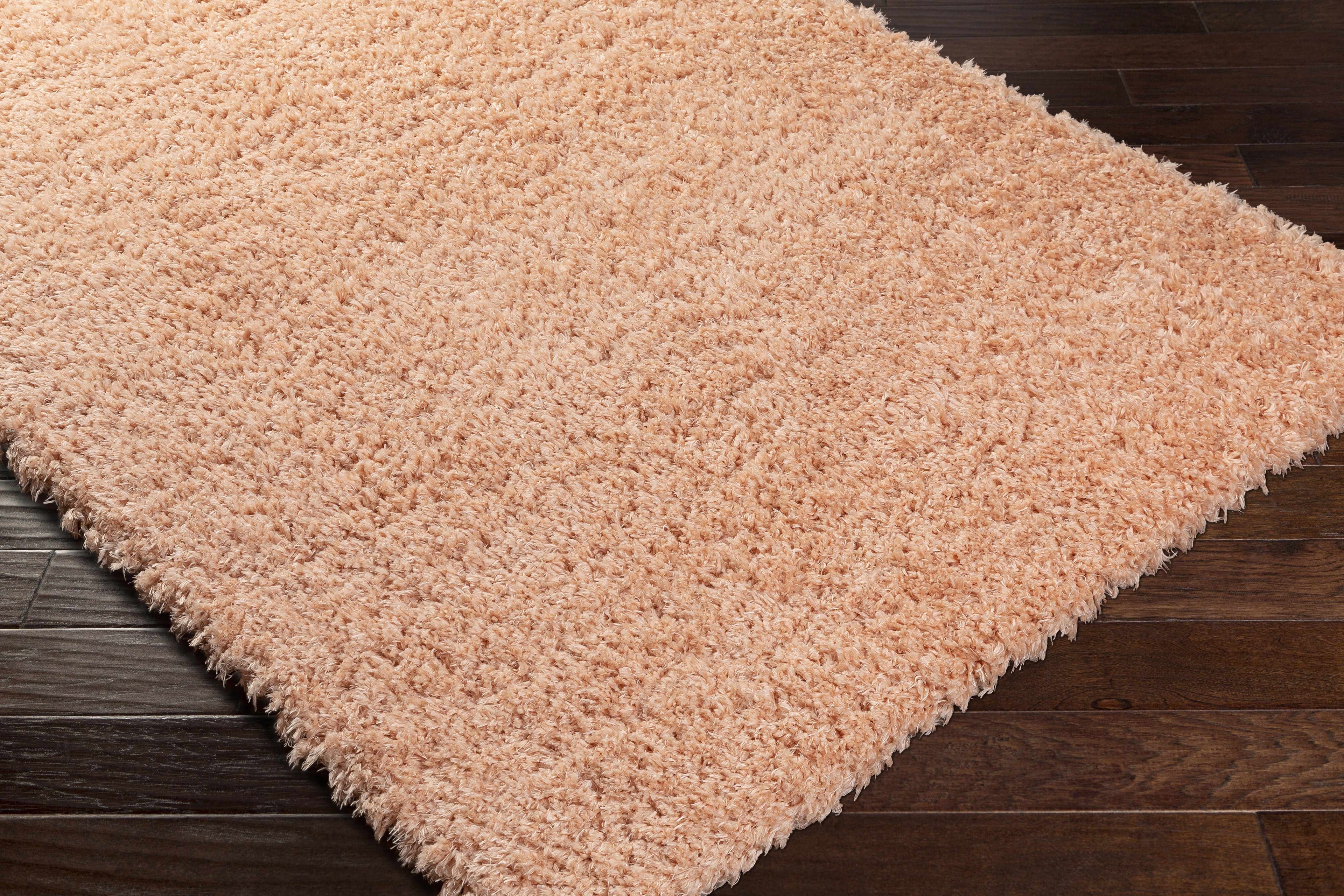 Siari Peach Shag Rug - Clearance